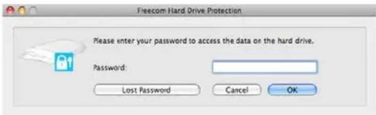 FREECOM Tough Drive 56331 - Accès au disque dur code à l'aide d'un mot de passer - 2