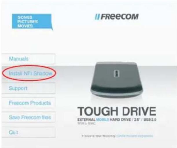 FREECOM Tough Drive 56331 - Installation du logiciel Mac - 1