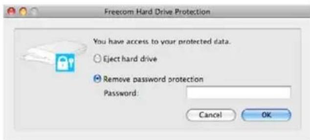 FREECOM Tough Drive 56331 - Suppression du codage par mot de passer - 1