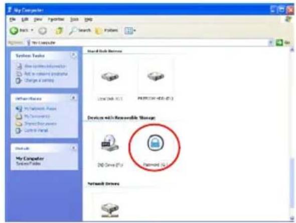 FREECOM Tough Drive 56331 - Configuration de la protection par mot de passage - 1