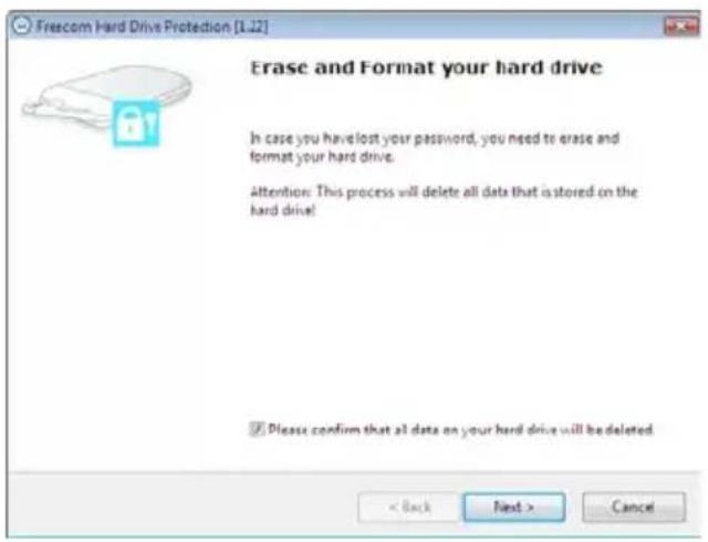 FREECOM Tough Drive 56331 - Mot de passer oublie - que faire ? - 4