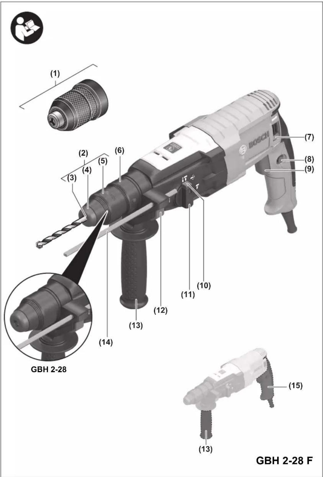 BOSCH GBH 228 F Professional - 1