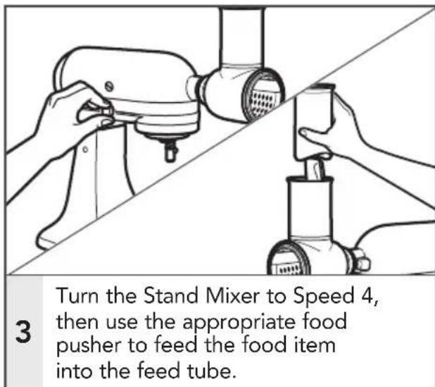 KITCHENAID KSMVSA - USING THE STAND MIXER ATTACHMENT - 3
