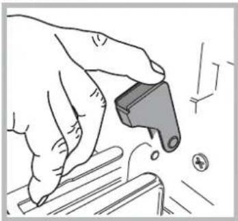 INDESIT I6VMH2A.1(W)NL - Removing and fitting the oven door: - 2