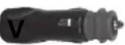 DOMETIC Coolfun CK 40D - Connecteur du cable de raccordement - 1
