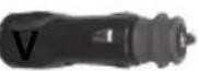 DOMETIC Coolfun CK 40D - Tilslutningskablernes stik - 1
