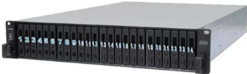 SYNOLOGY RX2417SAS - Installation des disques - 5