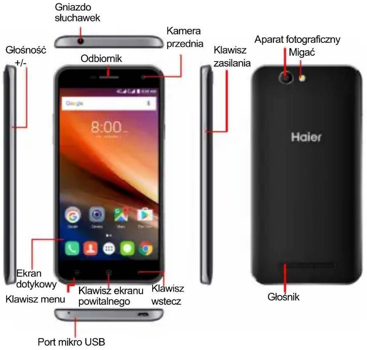 HAIER HaierPhone G55 - Dziękujemy za nabycie telefonu Haier G55 - 1