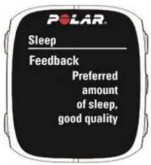POLAR M430 - Données relatives au sommeil sur votre M430 - 4