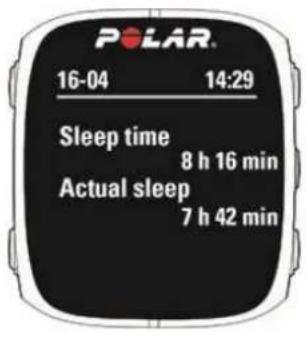 POLAR M430 - Données relatives au sommeil sur votre M430 - 1