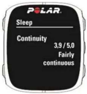 POLAR M430 - Données relatives au sommeil sur votre M430 - 2