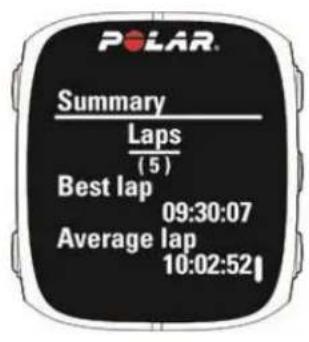 POLAR M430 - RÉSUMÉ DE L'ENTRAJINEMENT APRès L'ENTRAJINEMENT - 10