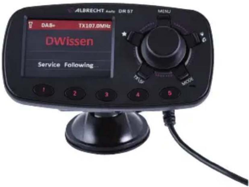 ALBRECHT DR 57 - DR 57 DAB+/Bluetooth Adattatore autoradio - 1