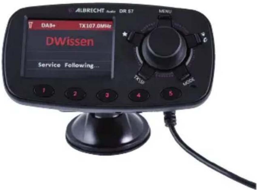 ALBRECHT DR 57 - DR 57 DAB+/Bluetooth Autoradio / Car Radio Adapter - 1