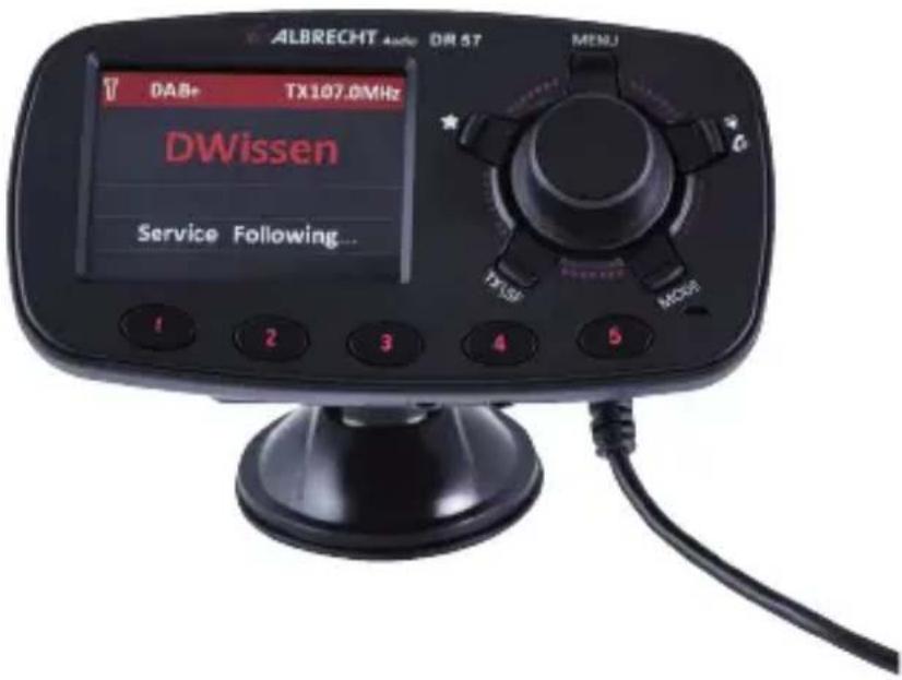 ALBRECHT DR 57 - DR 57 DAB+/Bluetooth Autoradio/Car Radio Adapter - 1