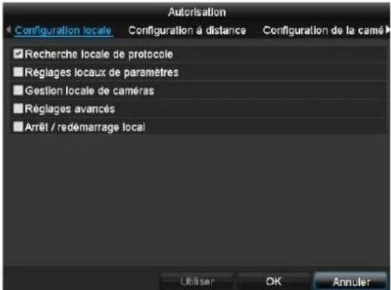 ABUS TVVR33004 - Réglage des droits - 1
