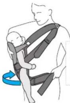 BabyBjörn Baby Carrier We - 怎樣把寶寶摺到背上 - 4