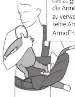 BabyBjörn Baby Carrier We - So setzen Sie Ihr Kind in die Babytrage - 3