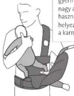 BabyBjörn Baby Carrier We - Igy helyezze gyermekét a babahordozóba - 3