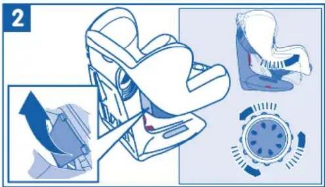 BEBE CONFORT Iséos Isofix - GURTHÖHENANPASSUNG - 3