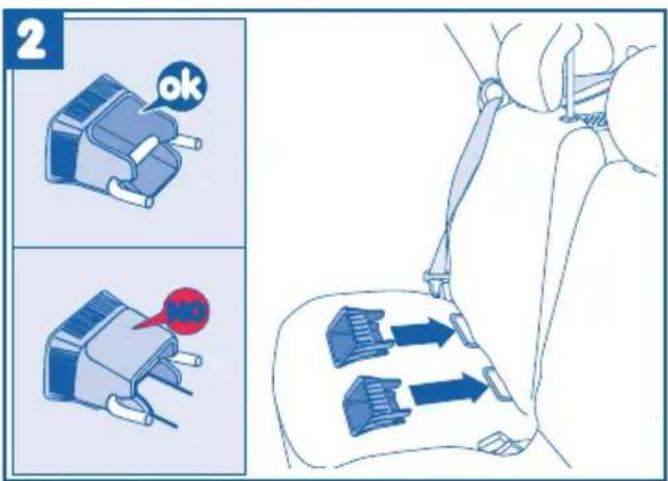 BEBE CONFORT Iséos Isofix - VORBEREITUNG DES ISOFIX-SITZEINBAUS - 2