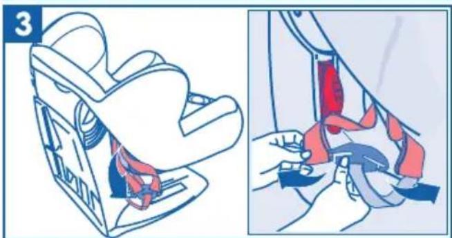 BEBE CONFORT Iséos Isofix - PLACE THE CHILD IN THE CHILD SEAT - 3