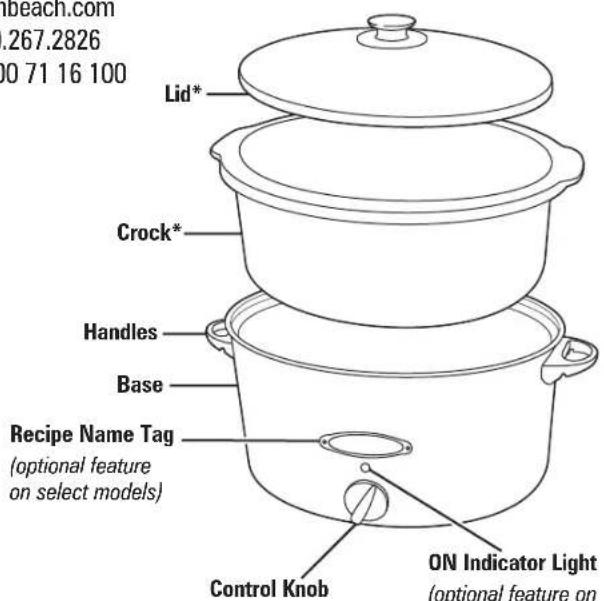 HAMILTON BEACH 33184 - Crock Capacity - 1