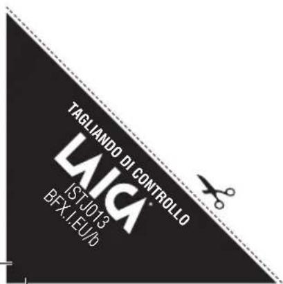 LAICA J71AA - GARANZIA - 2