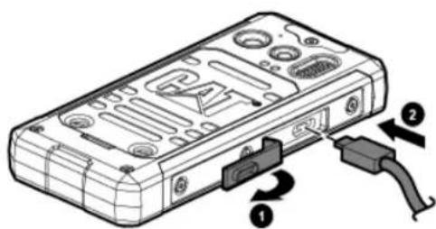 CAT B100 - Charger la batterie - 1