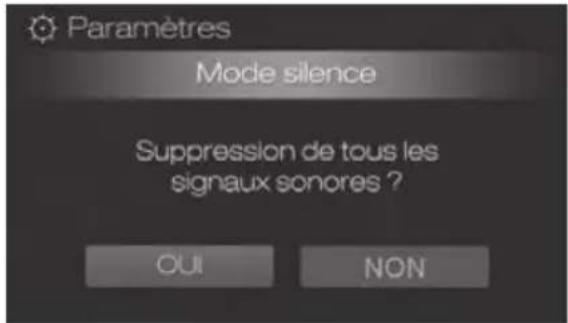 RIVIERA & BAR QMC560 - Sélectionner le Mode silence - 1