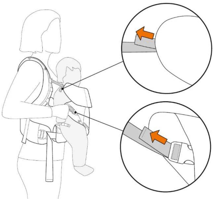 STOKKE MyCarrier - As your child grows, consider lowering the attachment strap. - 4