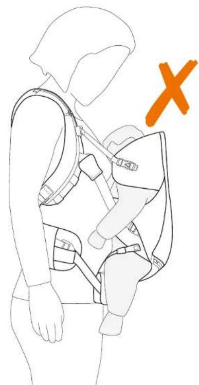 STOKKE MyCarrier - Pick a loop that is in level with your armpit! - 9