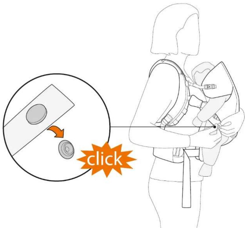STOKKE MyCarrier - Pick a loop that is in level with your armpit! - 6