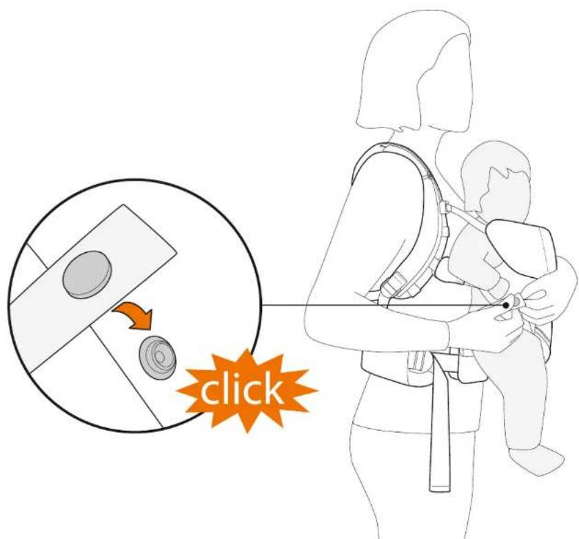 STOKKE MyCarrier - As your child grows, consider lowering the attachment strap. - 6