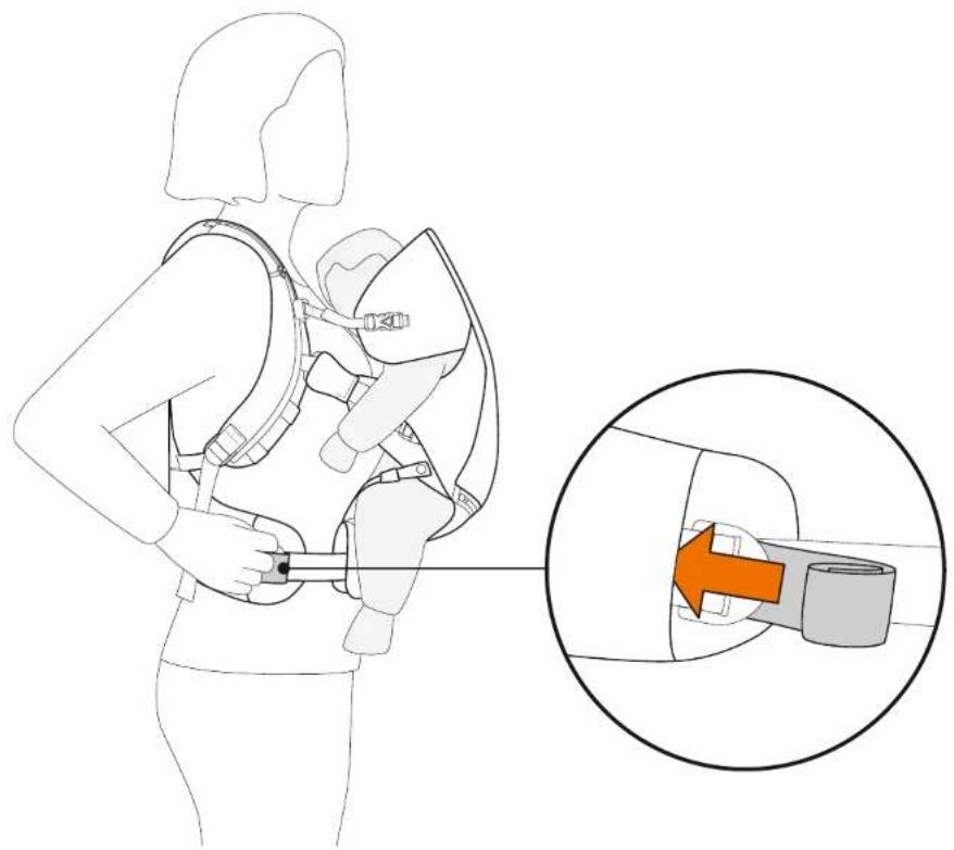 STOKKE MyCarrier - Pick a loop that is in level with your armpit! - 7