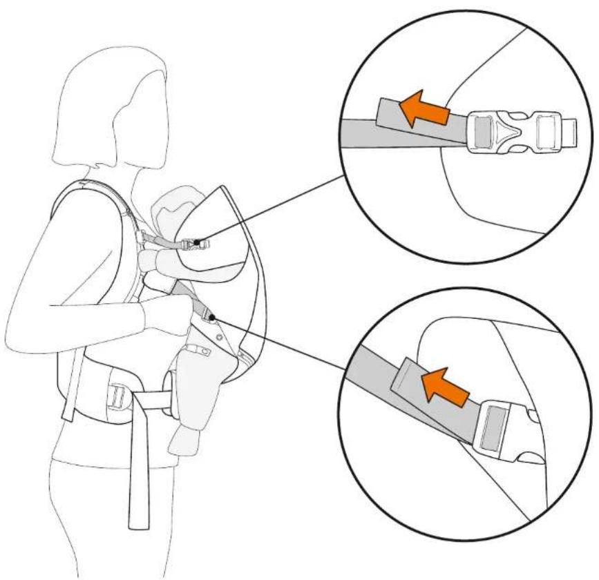 STOKKE MyCarrier - Pick a loop that is in level with your armpit! - 4