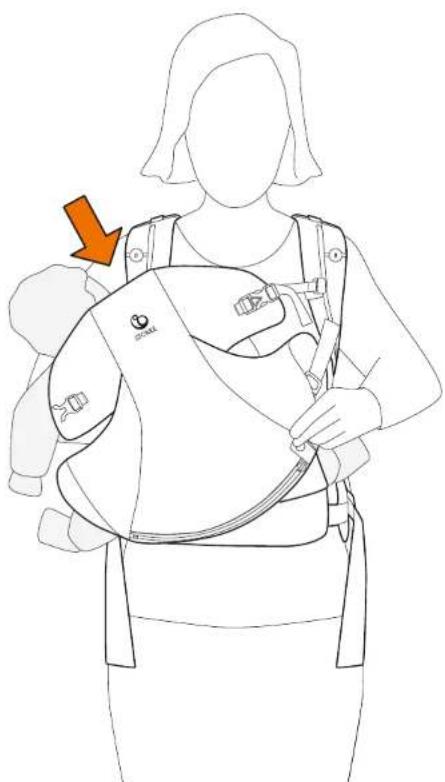 STOKKE MyCarrier - Pick a loop that is in level with your armpit! - 1