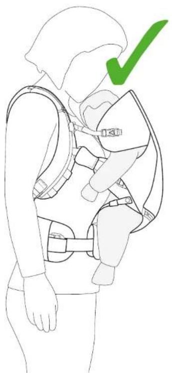 STOKKE MyCarrier - Pick a loop that is in level with your armpit! - 8