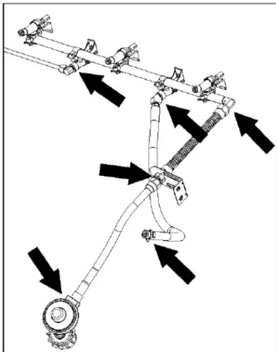 KOENIG Compact Pro 320 - Anschliessen der Flüssiggasflasche und Prüfung auf Dichteit - 2