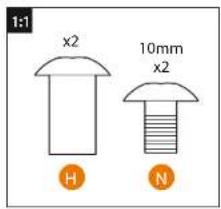 STOKKE Sleepi Extension Junior - DRAPE ROD ACCESSORY KIT - 9