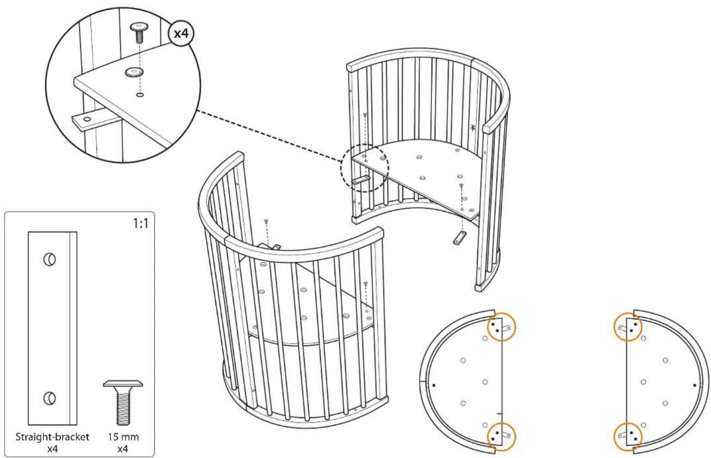 STOKKE Sleepi Bed - FOR AUSTRALIA: ONLY TWO POSITIONS OF THE MATTRESS BASE ARE AVAILABLE! - 4