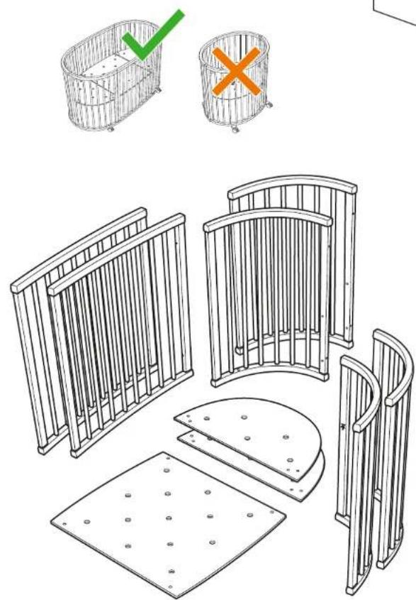 STOKKE Sleepi Bed - Items included - 3