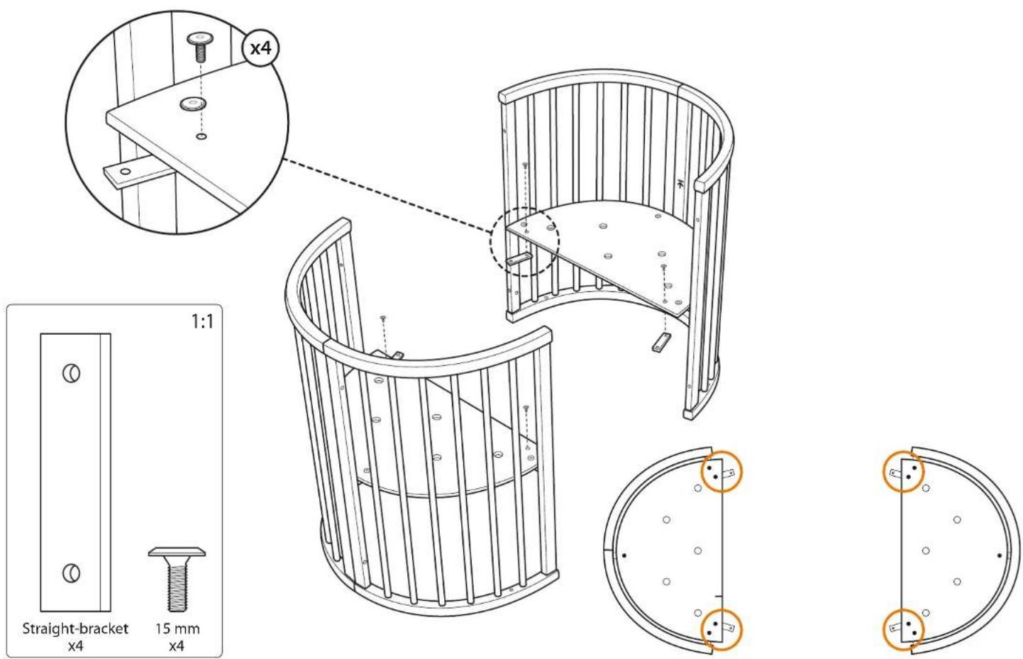 STOKKE Sleepi Bed - FOR AUSTRALIA: ONLY TWO POSITIONS OF THE MATTRESS BASE ARE AVAILABLE! - 4