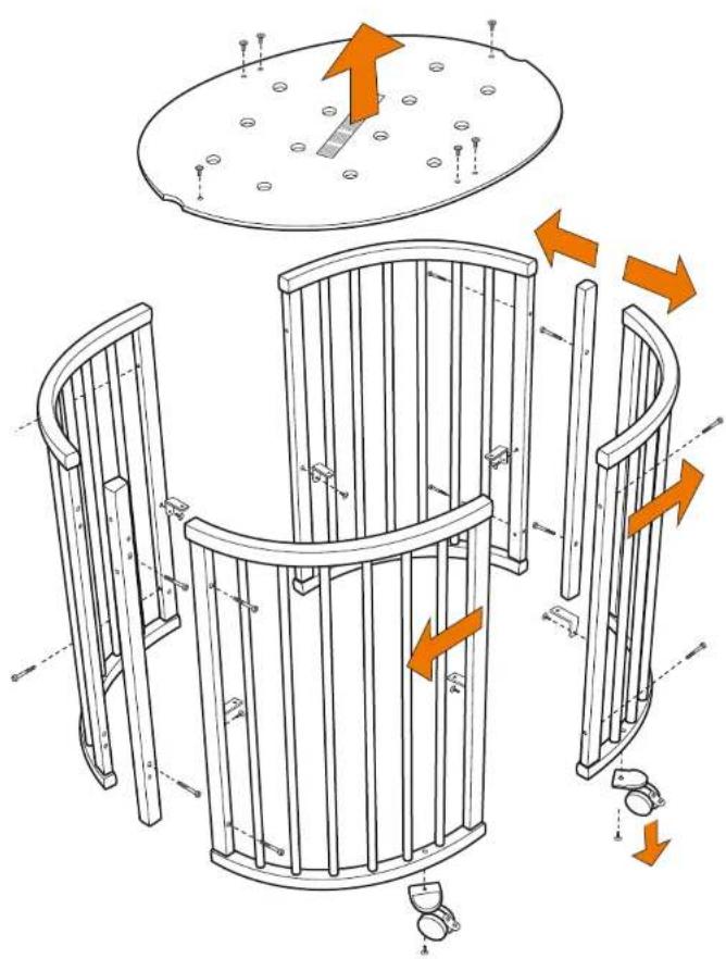 STOKKE Sleepi Bed - Items included - 4