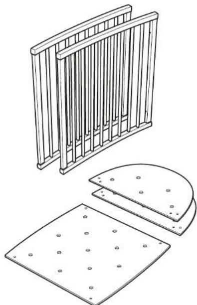 STOKKE Sleepi Bed - Items included - 3
