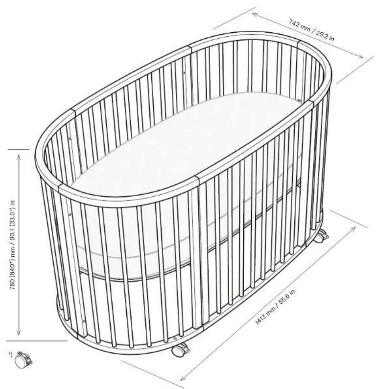 STOKKE Sleepi Bed - FOR AUSTRALIA: ONLY TWO POSITIONS OF THE MATTRESS BASE ARE AVAILABLE! - 25