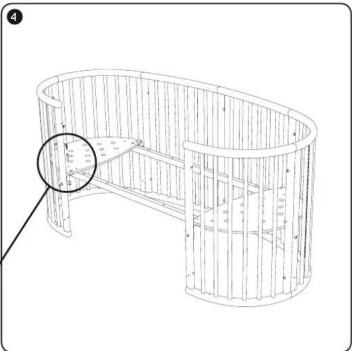 STOKKE Speepi Extension Bed - Stokke Sleepi Extension Bed - 48