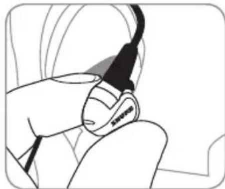 SHURE SE535LTD - Inserción de los auriculares - 1