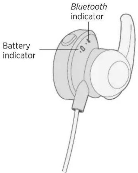 BOSE SoundSport Pulse - Checking the battery - 1
