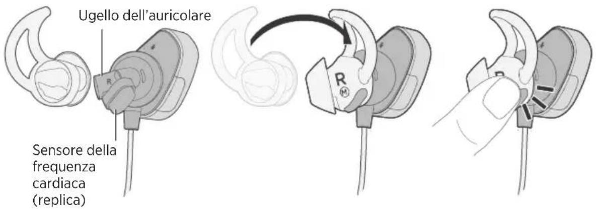 BOSE SoundSport Pulse - Sostituzione dei puntali StayHear®+ Pulse - 2